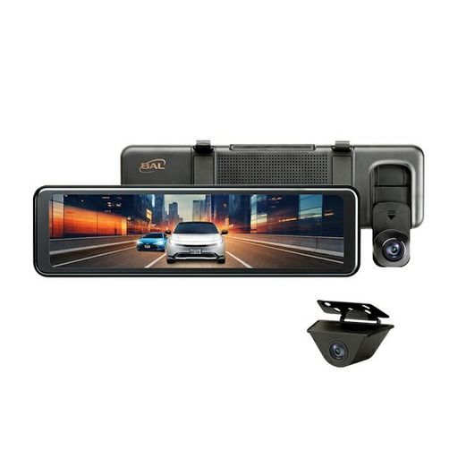 BAL 大橋産業 前後2カメラミラー型ドライブレコーダーバルーチェIIINo.5710