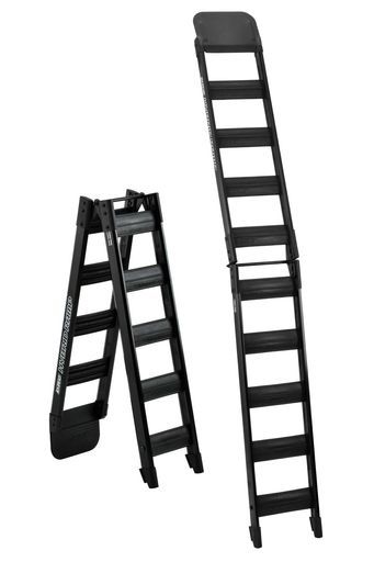 ディーアールシー DRC ハイブリッドランプ180 cmブラック折りたたみタイプ耐荷重190 kg軽量アルミ|樹脂バイクオートバイトランポラダーブリッジスロープダートフリークDirtfreakG 4725