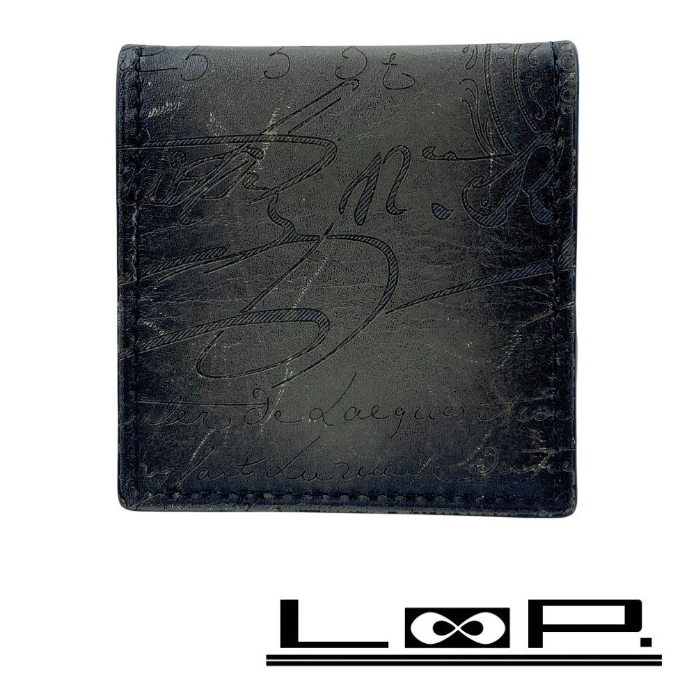 ベルルッティ カリグラフィ コインケース 小銭入れ 財布 ウォレット レザー ブラウン E 0292 P 519017 8