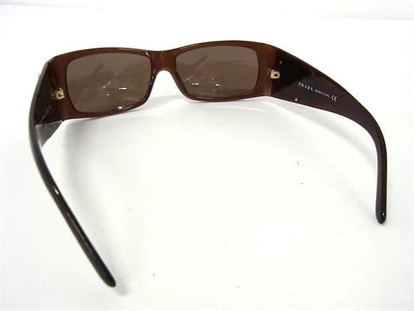 PRADA プラダ サングラス SPR11H ブラウン クリアブラック