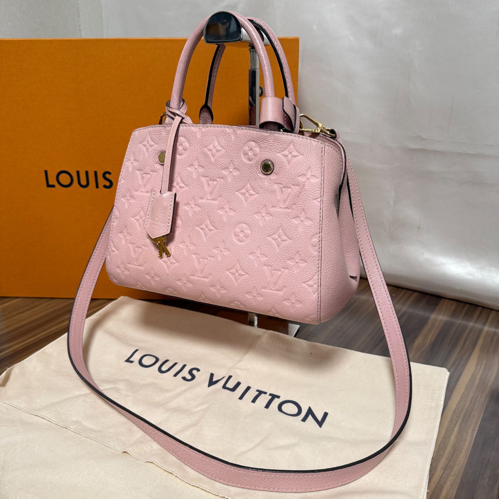 Louis Vuitton ルイヴィトン ハンドバッグ 2 way モンテーニュBB M 44123 モノグラム アンプラント ショルダーバッグ
