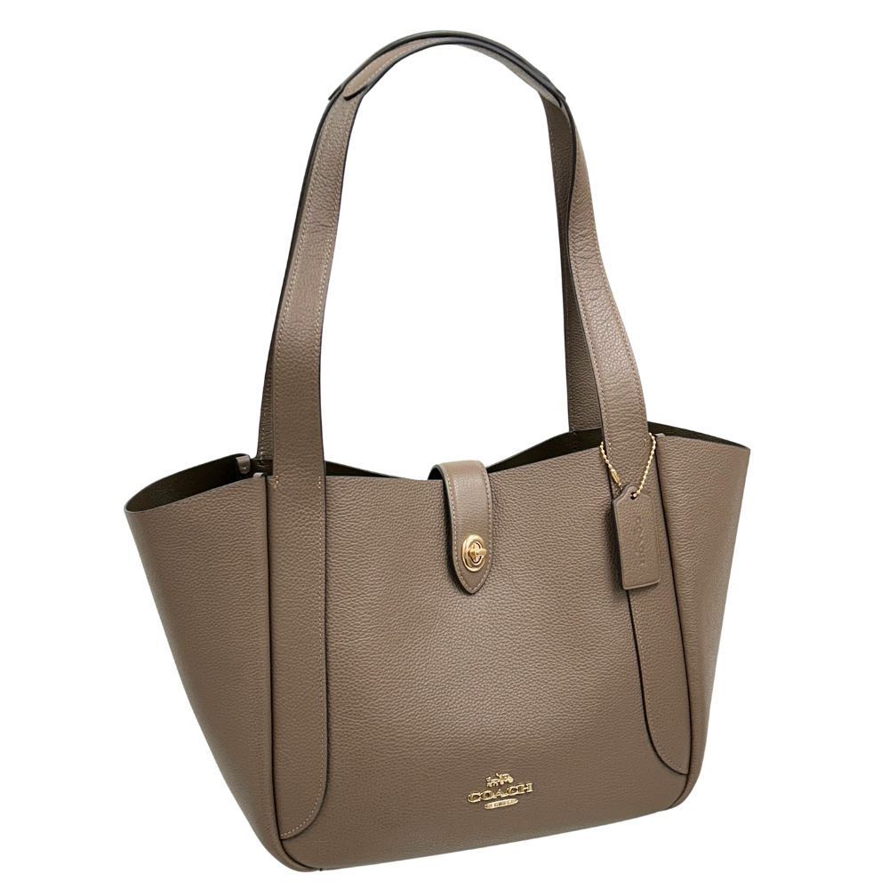 コーチ バッグ レディース COACH ショルダーバッグ レザー ハドリー ターンロック トート CAL 17 IMV 2 R ダークストーン