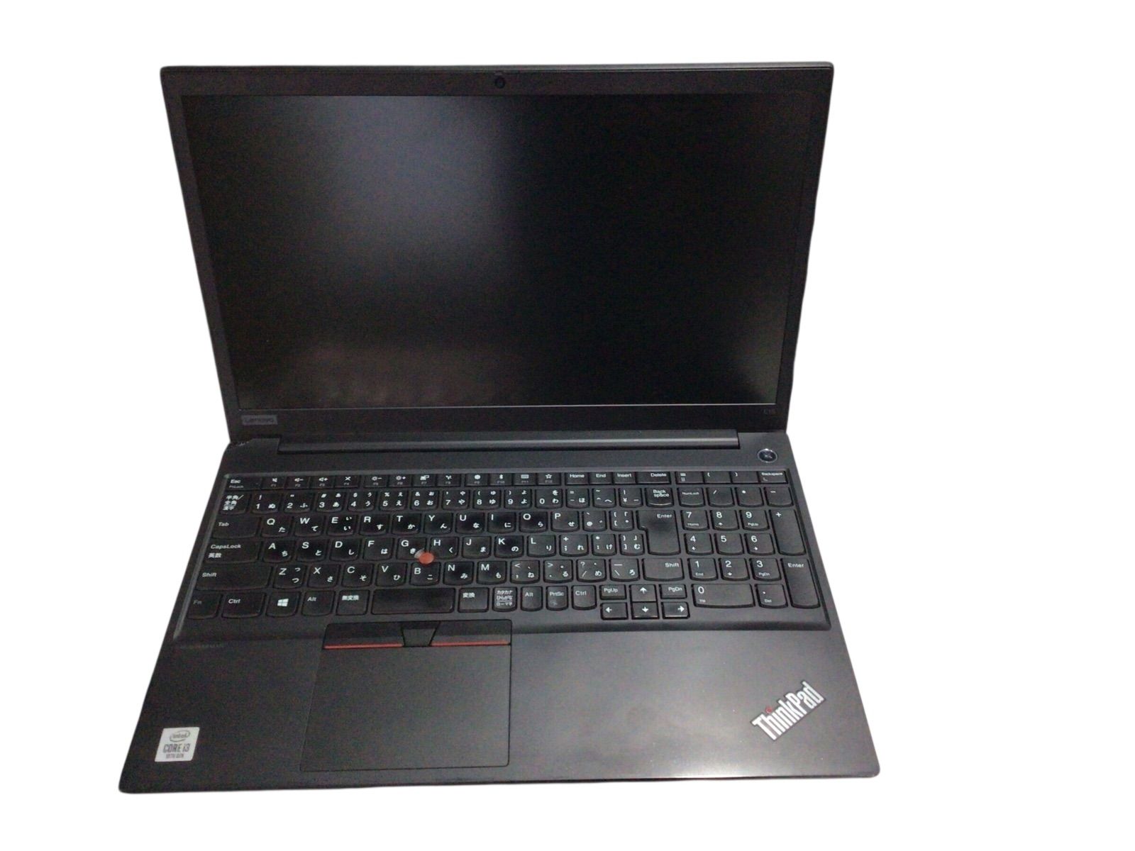 Lenovo ThinkPad| CPU CORE i 3-10 th|メモリ無し|ストレージ無し番号ab 107