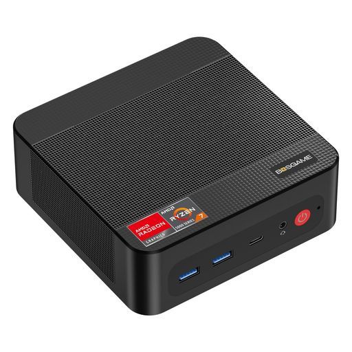 BOSGAMEミニPCP 4 PlusRyzen indows 11 Pro搭載|USB-C 10 Gbps|PD|4 K 60 Hz |Wi-Fi 6 E|BT 5.2|4 3画面同時出力|