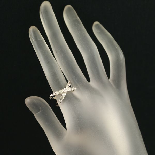 カシケイ リング ダイヤ ダイヤモンド 1.00ct ネイキッド 11号 K18BG