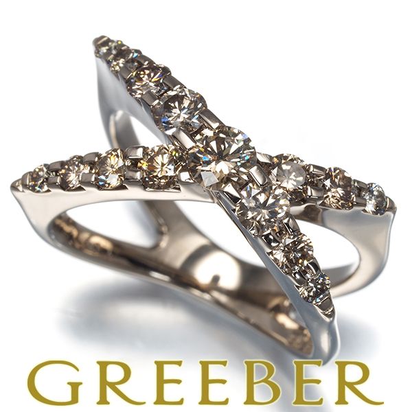 カシケイ リング ダイヤ ダイヤモンド 1.00ct ネイキッド 11号 K18BG