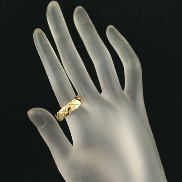 シャネル リング ココクラッシュ ミディアム 58号 K18YG #184387