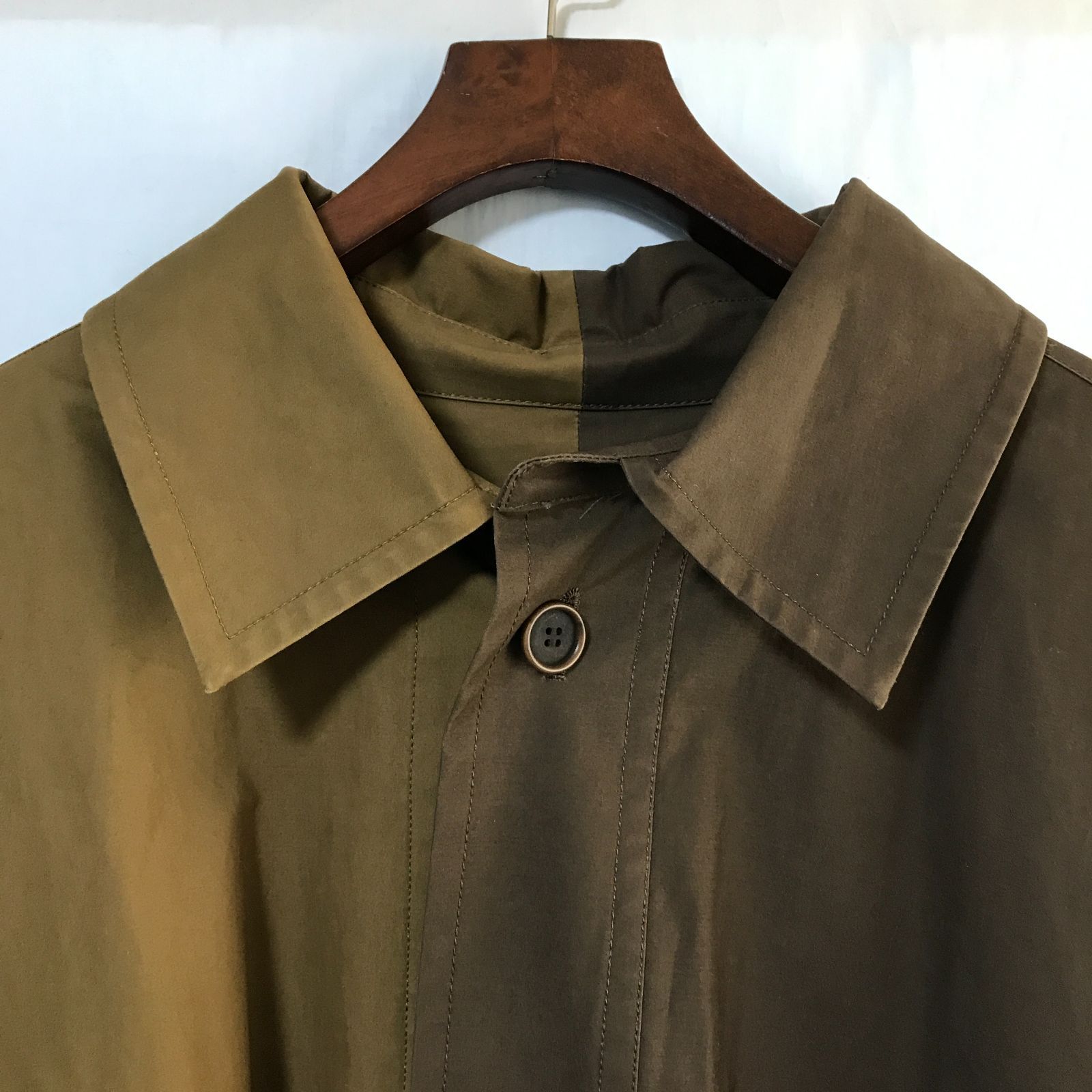 城東77-024] Edwina Horl エドウィナホール HBB BASTARD COAT オーバー 