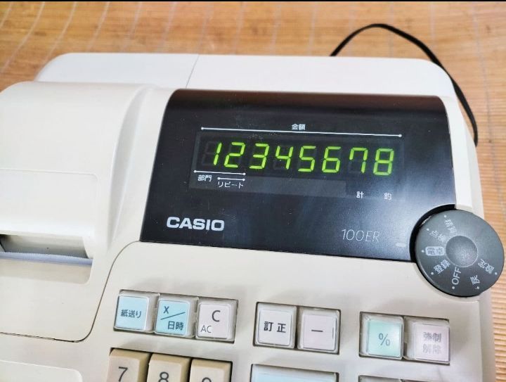 カシオレジスター 100ER 簡単便利特殊 送料込 464012 - メルカリ