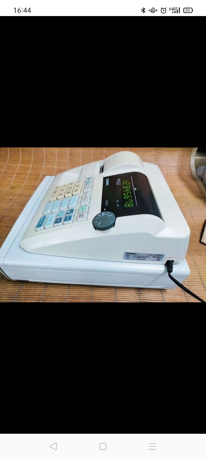 CASIO レジスタ　100ER カシオレジスター 100ER 簡単便利特殊 送料込 464012 - メルカリ