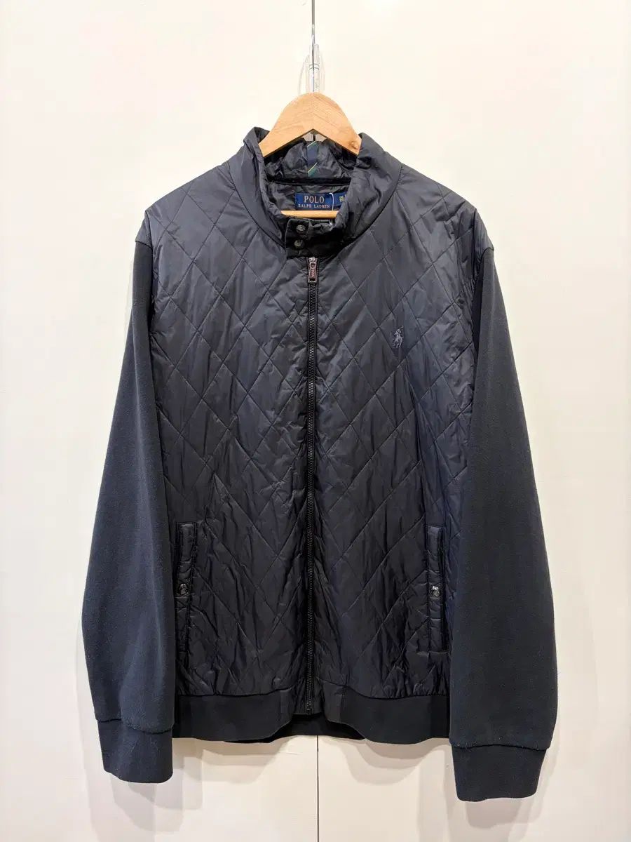 ポロ ラルフローレン キルティング ミックス ジャケット