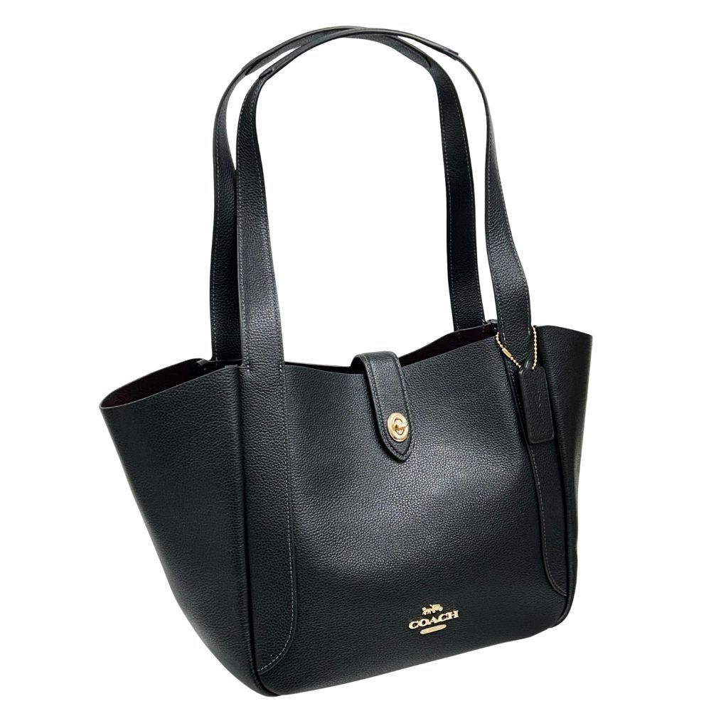 コーチ バッグ レディース COACH ショルダーバッグ レザー ハドリー ターンロック トート CAL 17 IMBLK ブラック