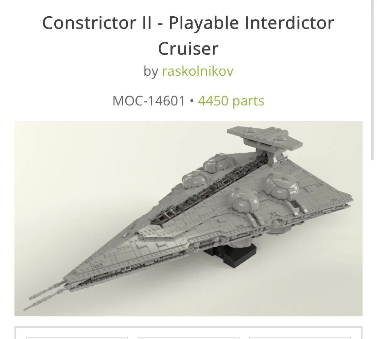 スター ウォーズ艦船 MOC-14601 互換LEGOブロック