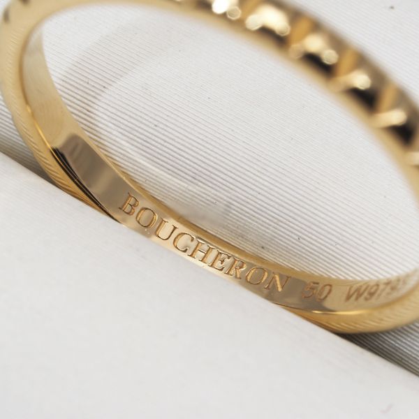 【美品】ブシュロン キャトル クルドパリ リング 50（約10号）箱・保証書付 ブシュロン リング キャトルクルドパリ ポワントドディアマン スモール