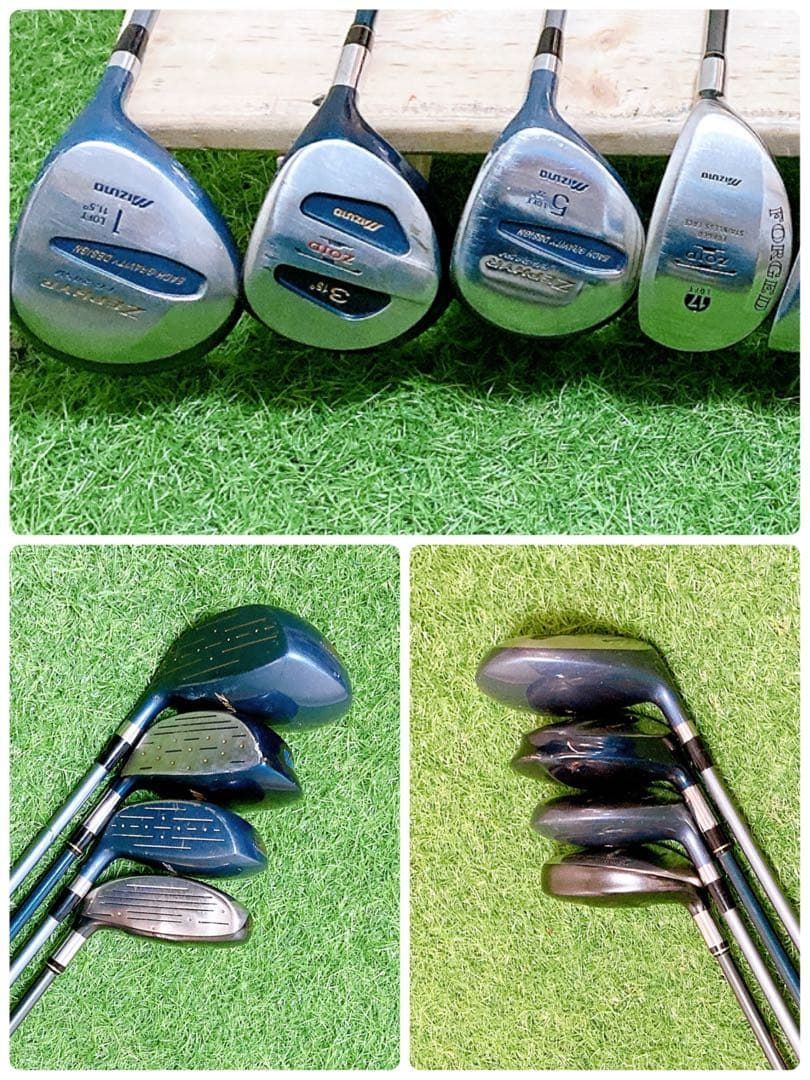 H14.ミズノ 初心者オススメ ゴルフクラブ メンズセット 右利き 14本