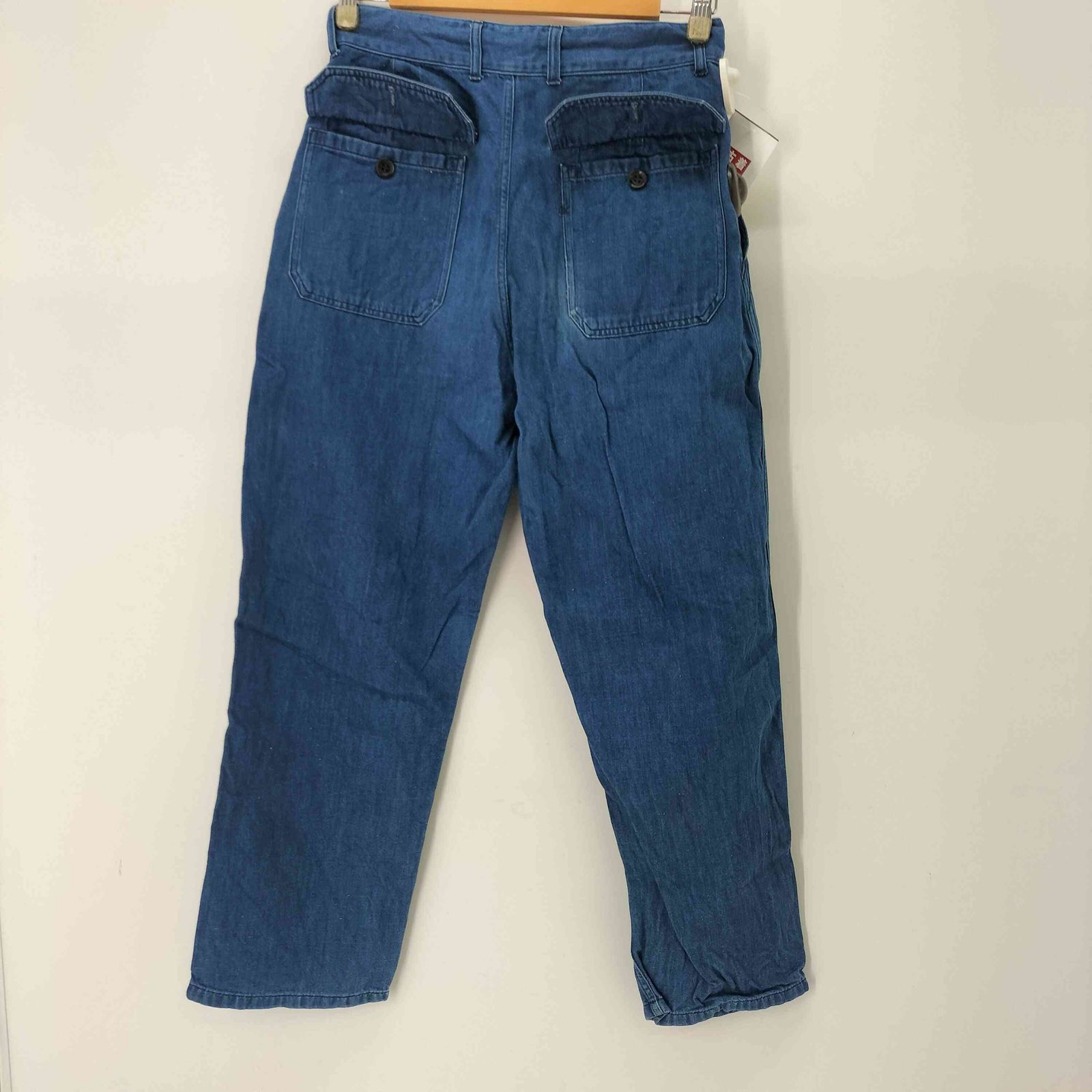 フォーティファイブアールピーエム 45 rpm コットンリネンブルーデニムの908ベイカーパンツ レディース JPN 2