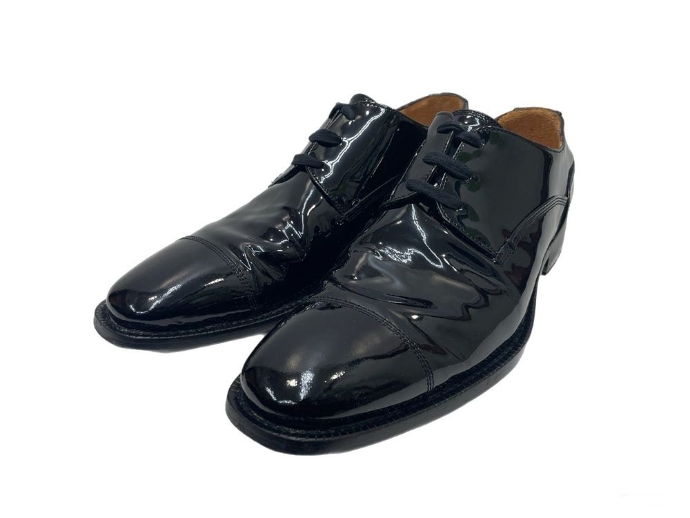 ニールバレット Neil BARRETT エナメルレザー ビジネスシューズ メンズ靴 ブラック 41 601 sh-71