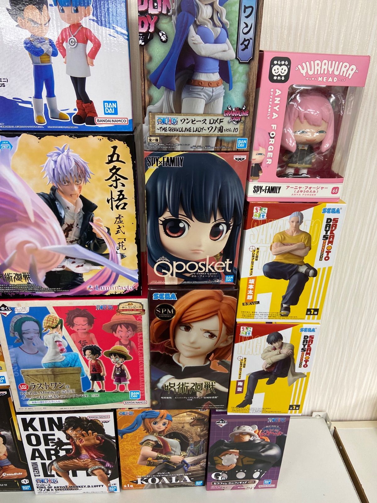 人気プライズ アニメ フィギュア ジャンプ系 19点 最新プライズフィギュア 19点まとめ売り ジャンプ系多数 送料無料