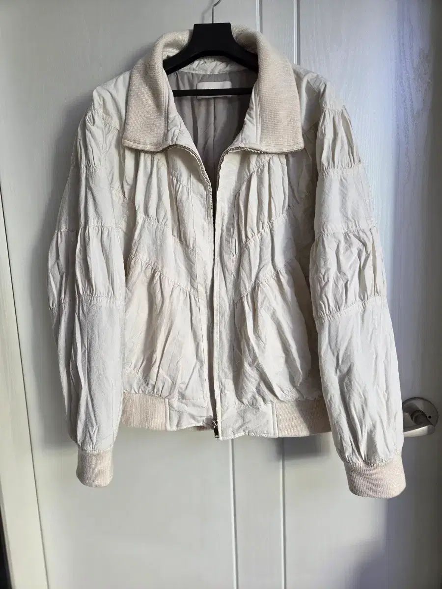 SYSTEM システム アイボリー ショート ダウン アウター