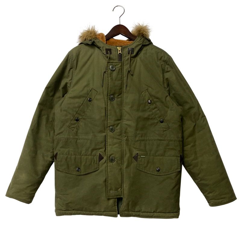 品 Supreme シュプリーム 12 AW WAXED COTTON N-3 B PARKA ワックスド コットン フライトジャケット アウター 149-260108-yn-01-izu