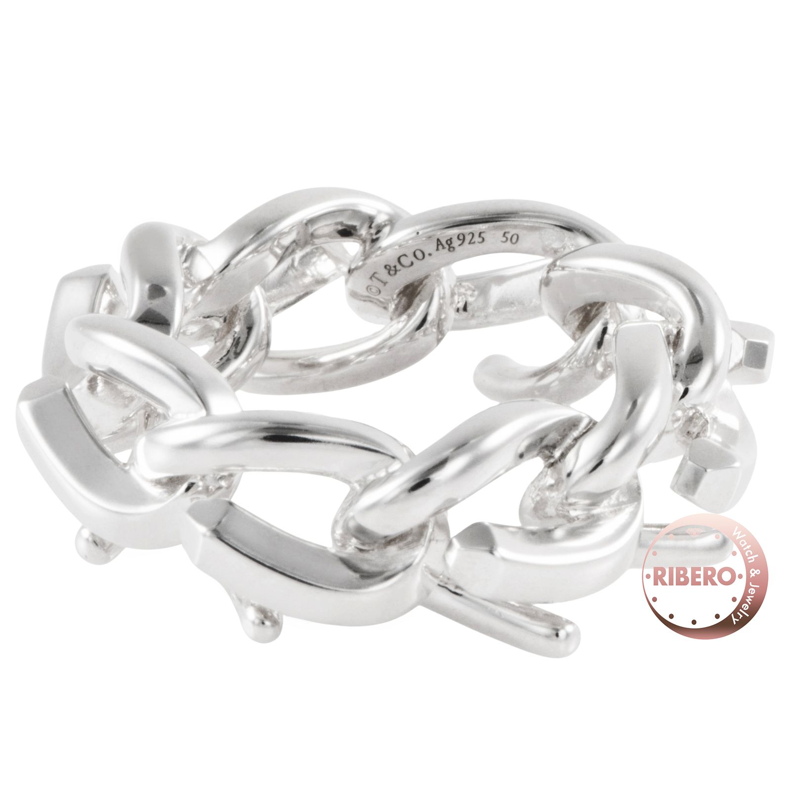 TIFFANY-Co. ティファニー フォージ リング 指輪 10号 スターリングシルバー シルバー