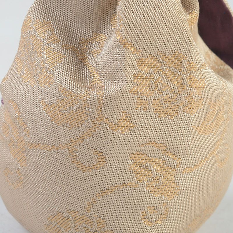 茶道具 京焼 勝龍寺窯 大名物 利休鶴首写茶入 仕覆付 共箱 V S555