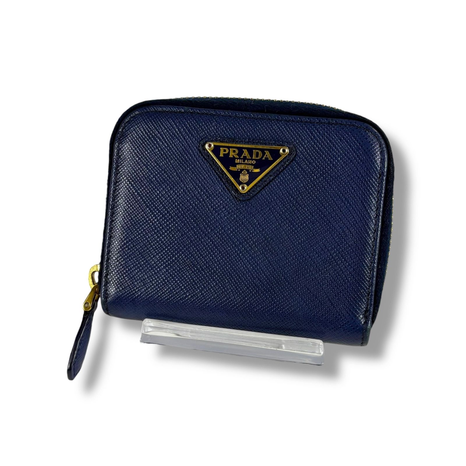 プラダ PRADA トライアングルロゴ カードケース フラグメントケース ラウンドジッピー ラウンドジップ 1 MM 268
