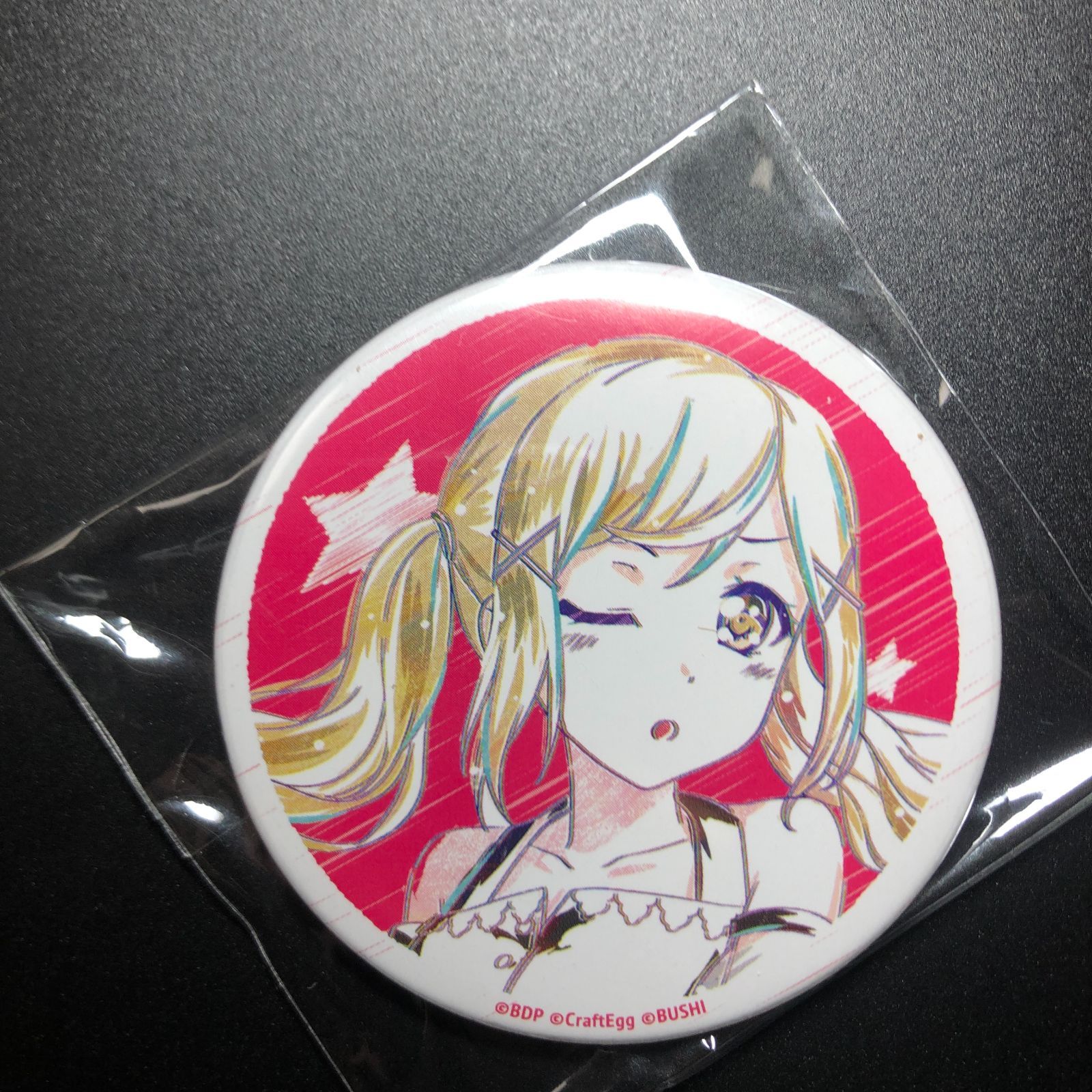 BanG Dream! ガールズバンドパーティ 市ヶ谷有咲 バンドリ 缶バッジ