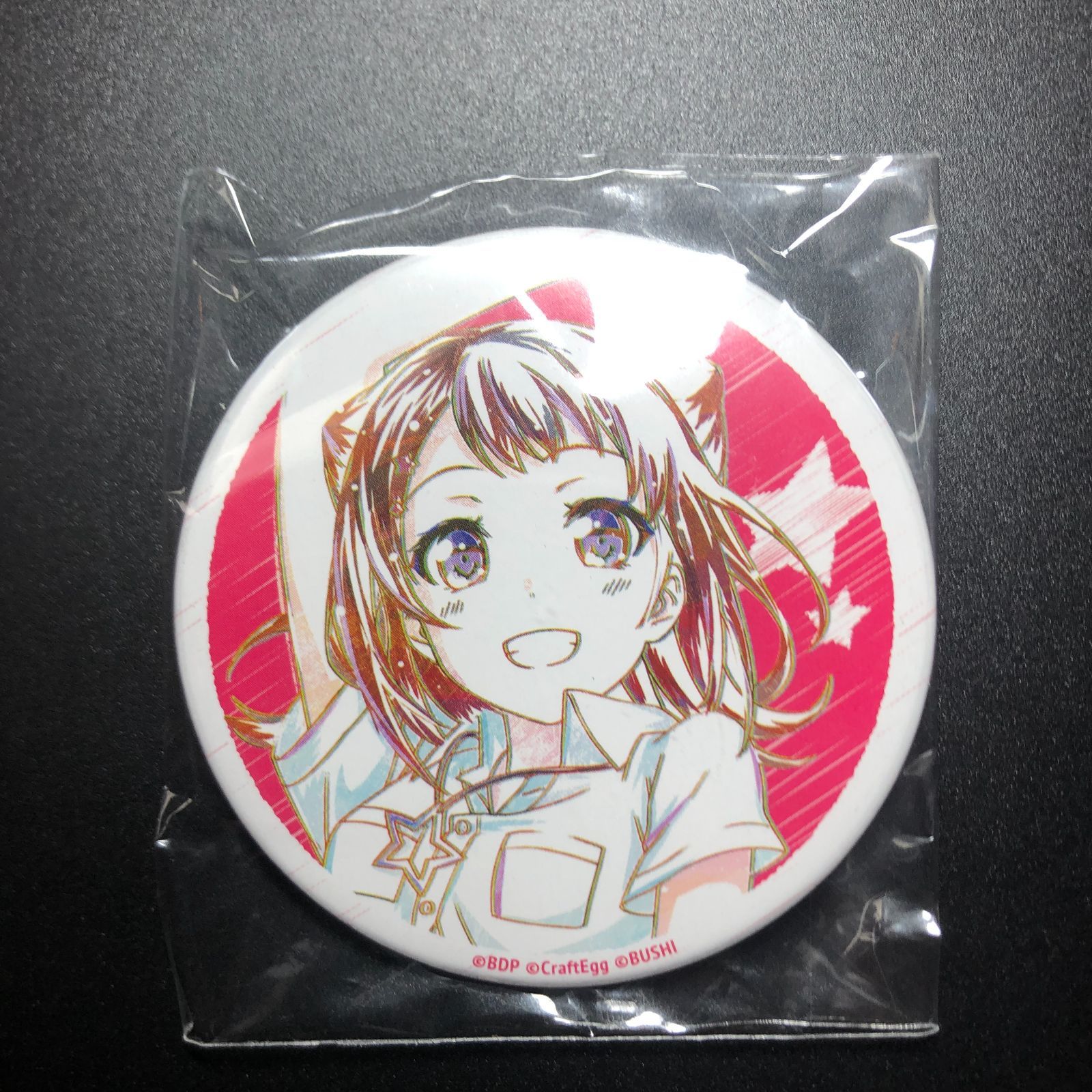 戸山香澄　バンドリ OVA上映会 限定 缶バッジ バンドリ 戸山香澄 OVA 缶バッジ (缶バッジカバー付き） BanG Dream