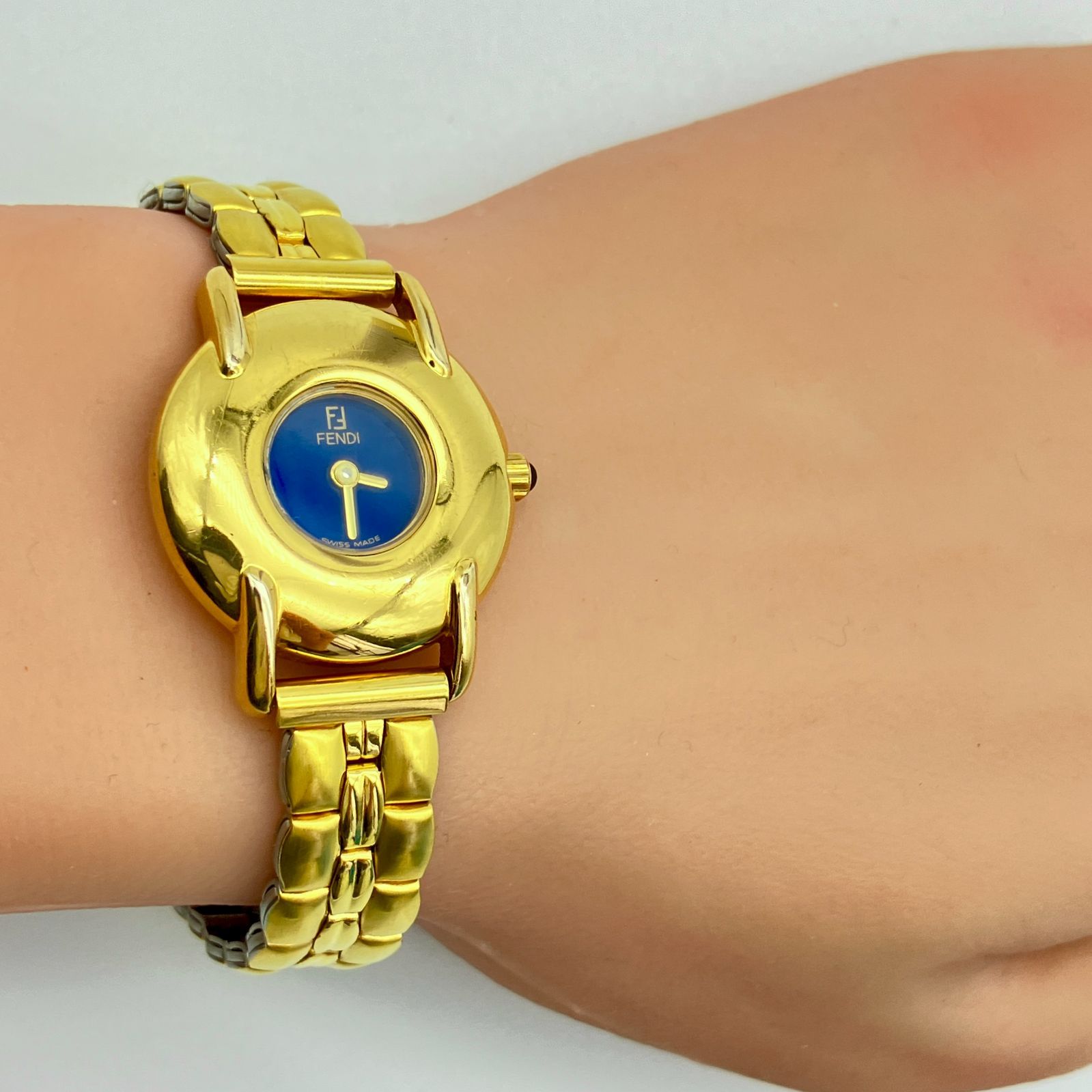 中古】フェンディ FENDI 400L 腕時計 レディース クォーツ ゴールド