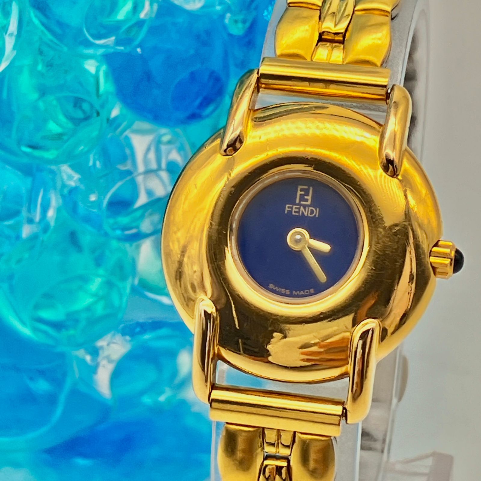 中古】フェンディ FENDI 400L 腕時計 レディース クォーツ ゴールド