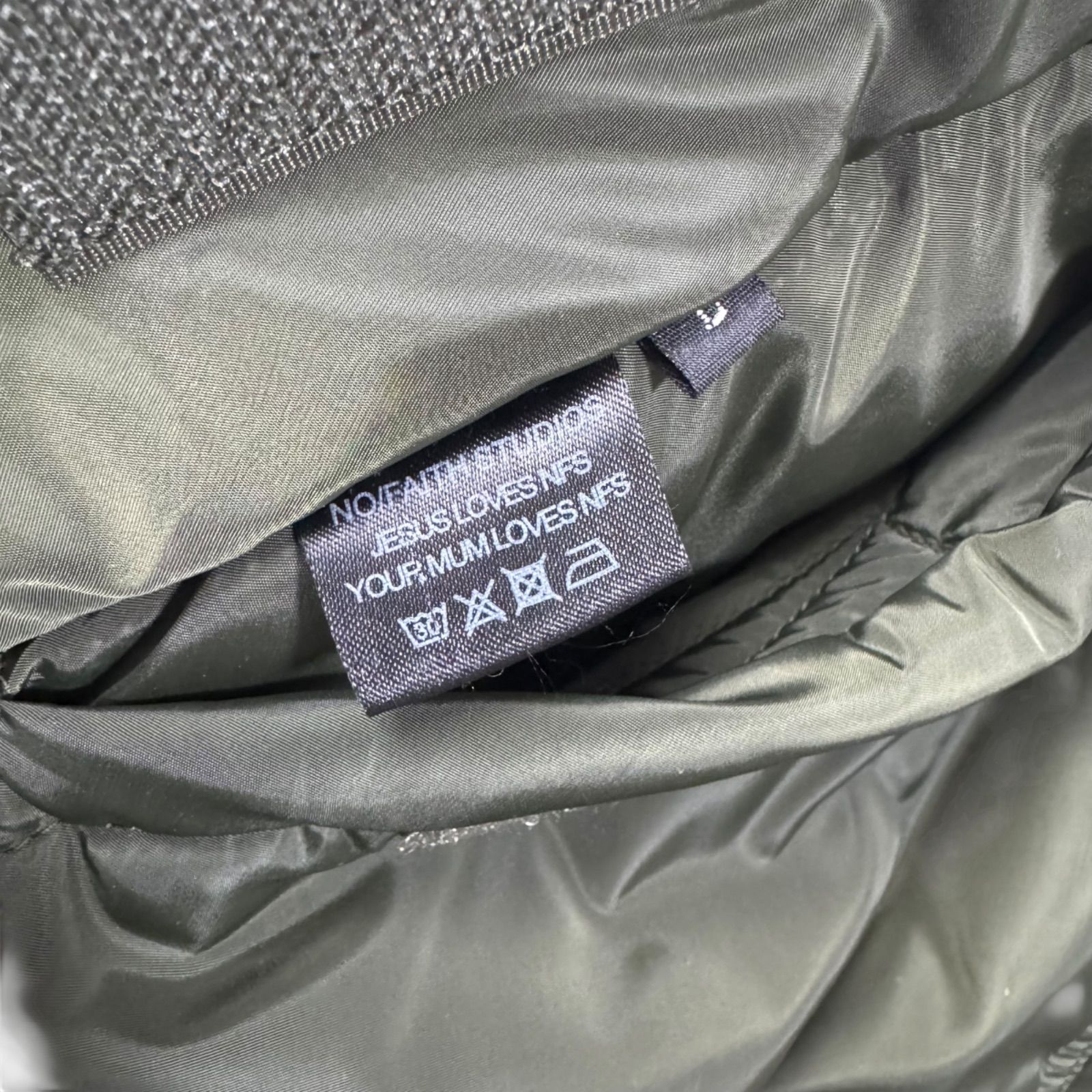 NO FAITH STUDIOS】REVERSIBLE MA-1 BOMBER JACKET リバーシブル 