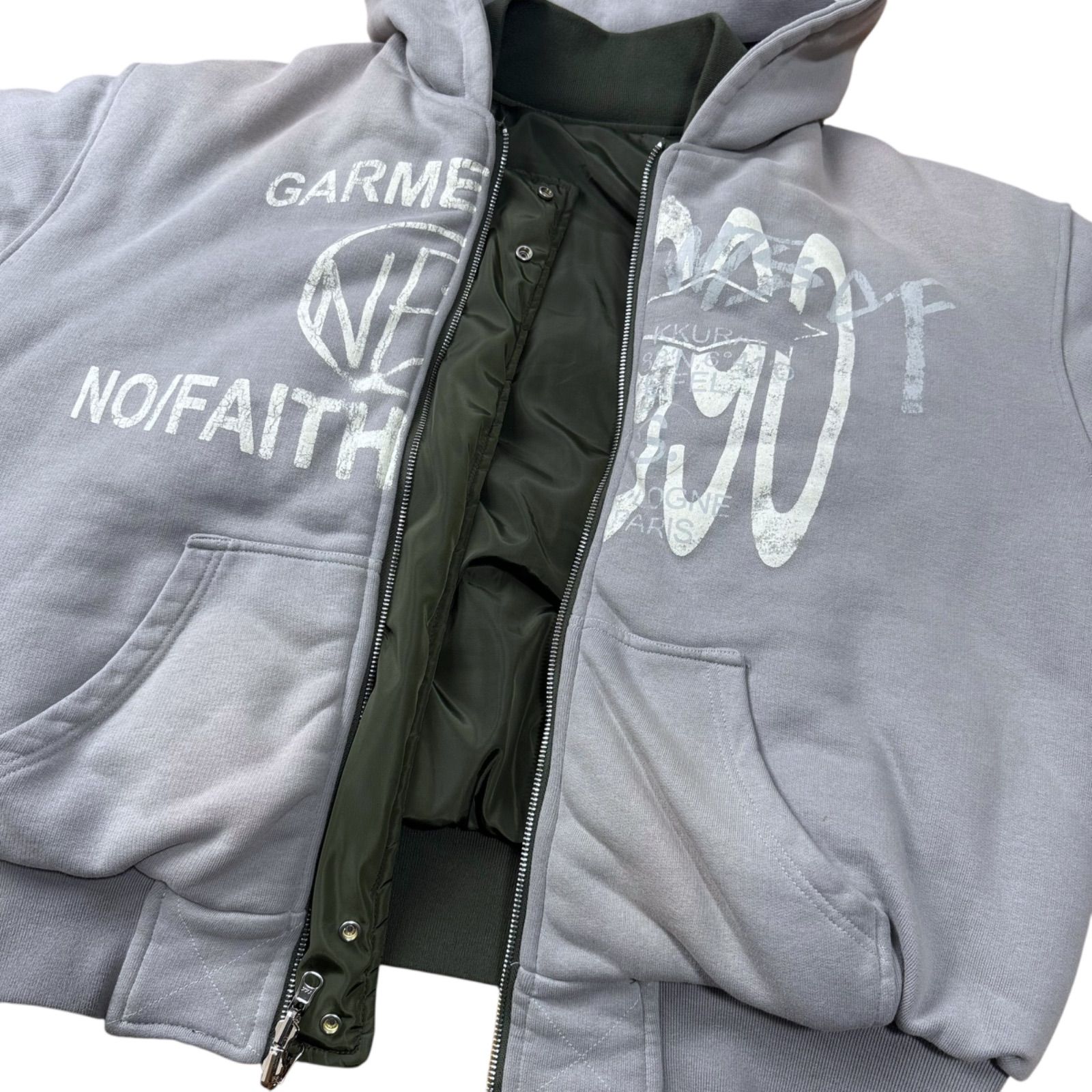 NO FAITH STUDIOS】REVERSIBLE MA-1 BOMBER JACKET リバーシブル