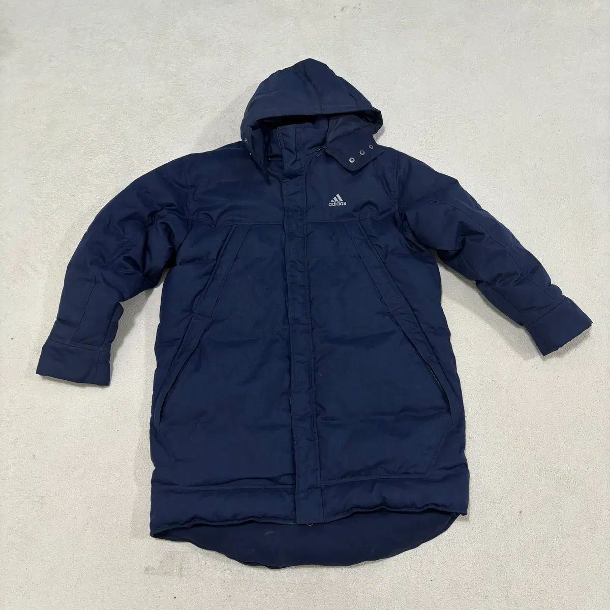 XL アディダス フーディー ダウン ジャケット ジップアップ 0108