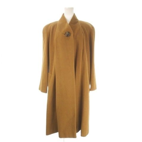 コルディア CORDIER コート 40 オレンジブラウン 立ち襟 シングルボタン 長袖 |CK 25 GY 60