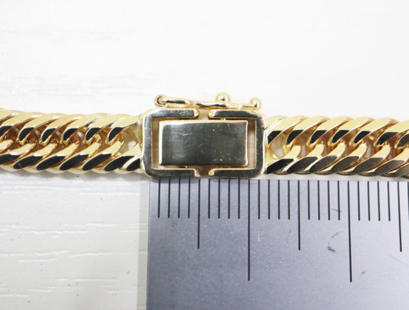 K 18 キヘイ 喜平 ブレスレット 8面トリプル 20.7 g 8メントリプル 18金 イエローゴールド 750 YG ジュエリー