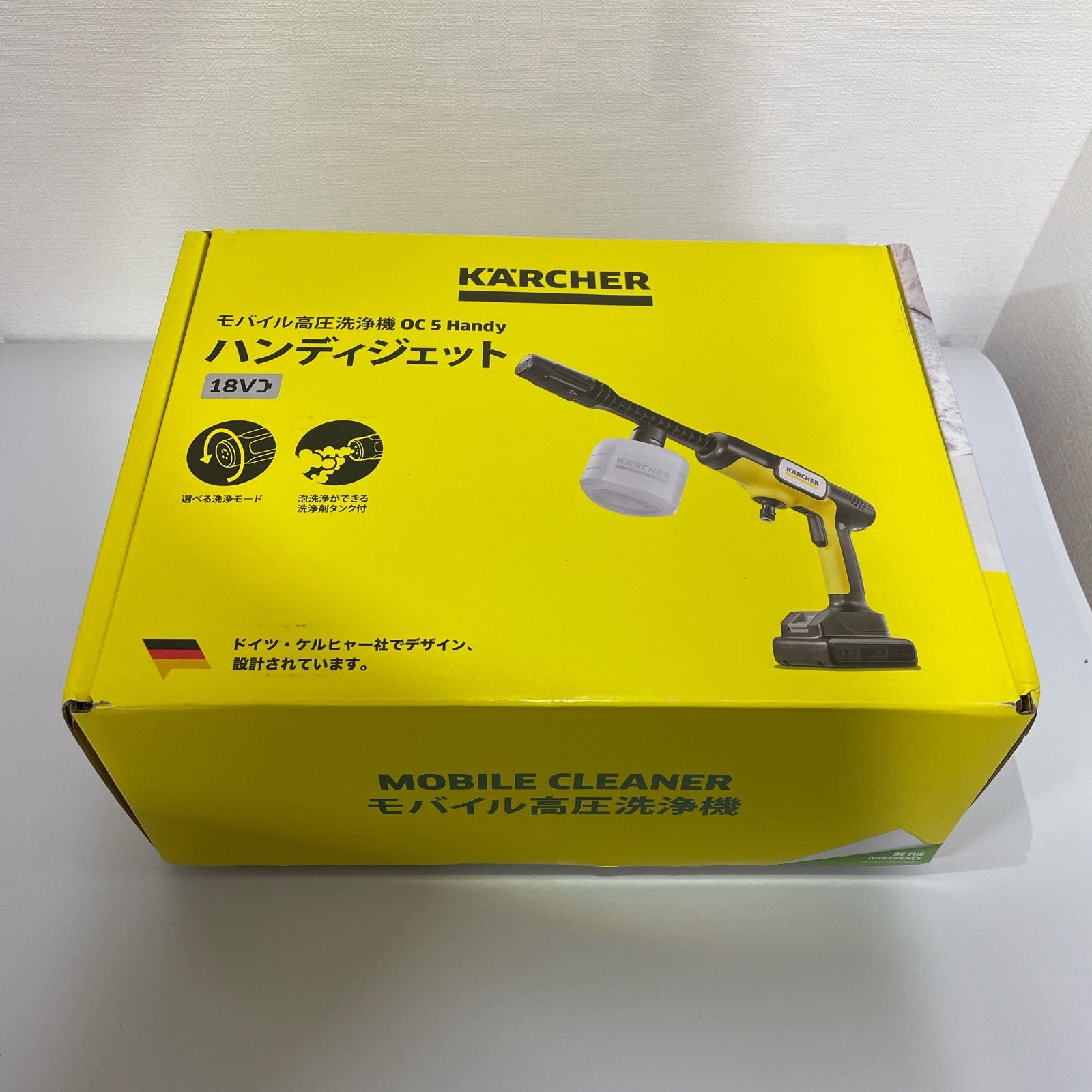 KARCHERケルヒャー家庭用モバイル高圧洗浄機OC 5 Handy【Aランク】506