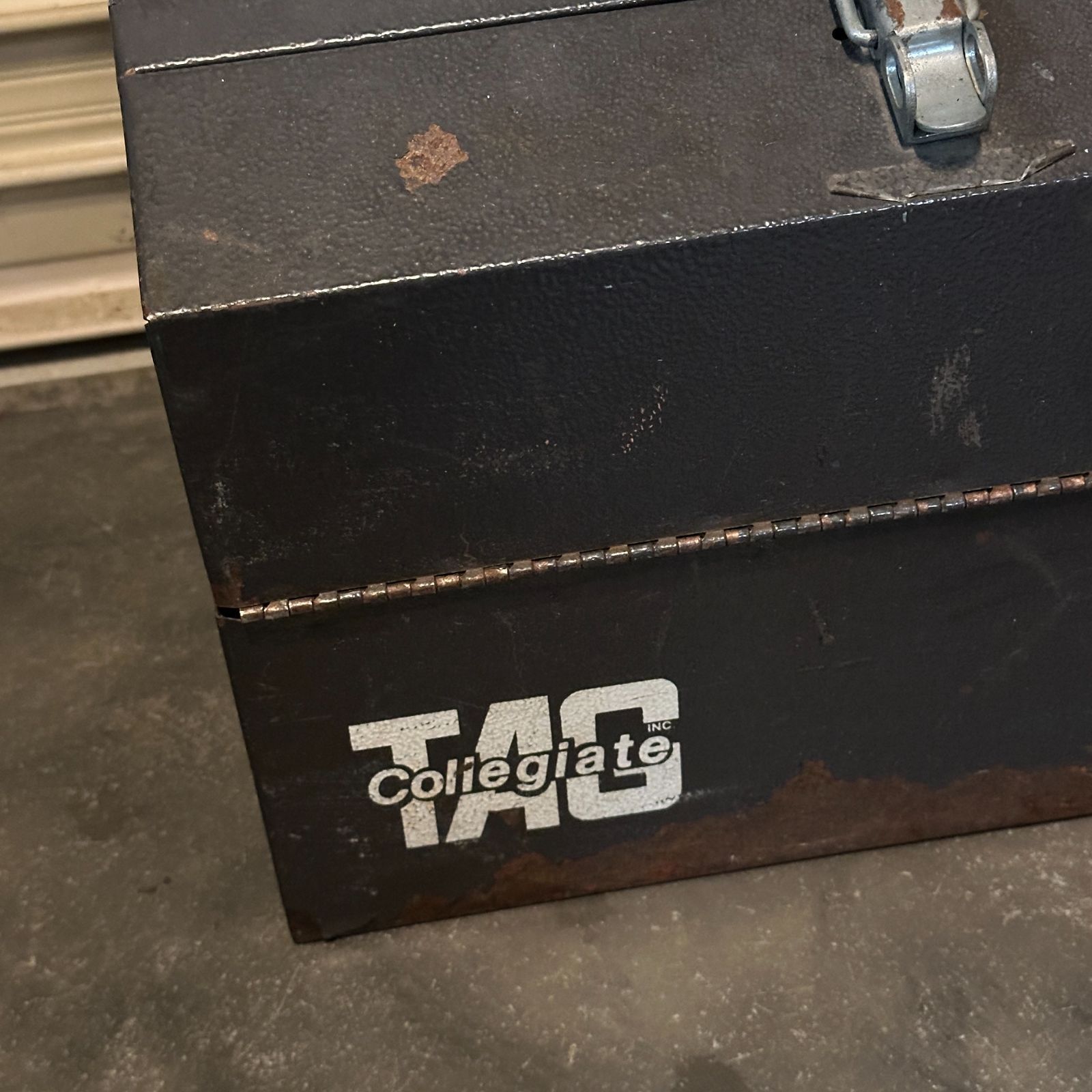 Vintage TAC Collegiate Metal Toolbox” ティーエーシー コリエイティ インダストリアル 工具箱