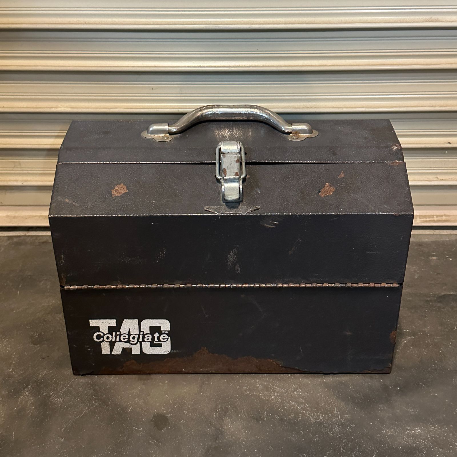 Vintage TAC Collegiate Metal Toolbox” ティーエーシー コリエイティ インダストリアル 工具箱