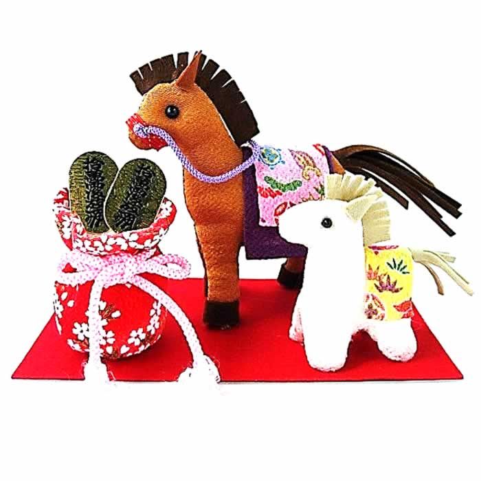 特価 干支キット（午・うま・馬）ぬいぐるみキット ちりめん 手作り