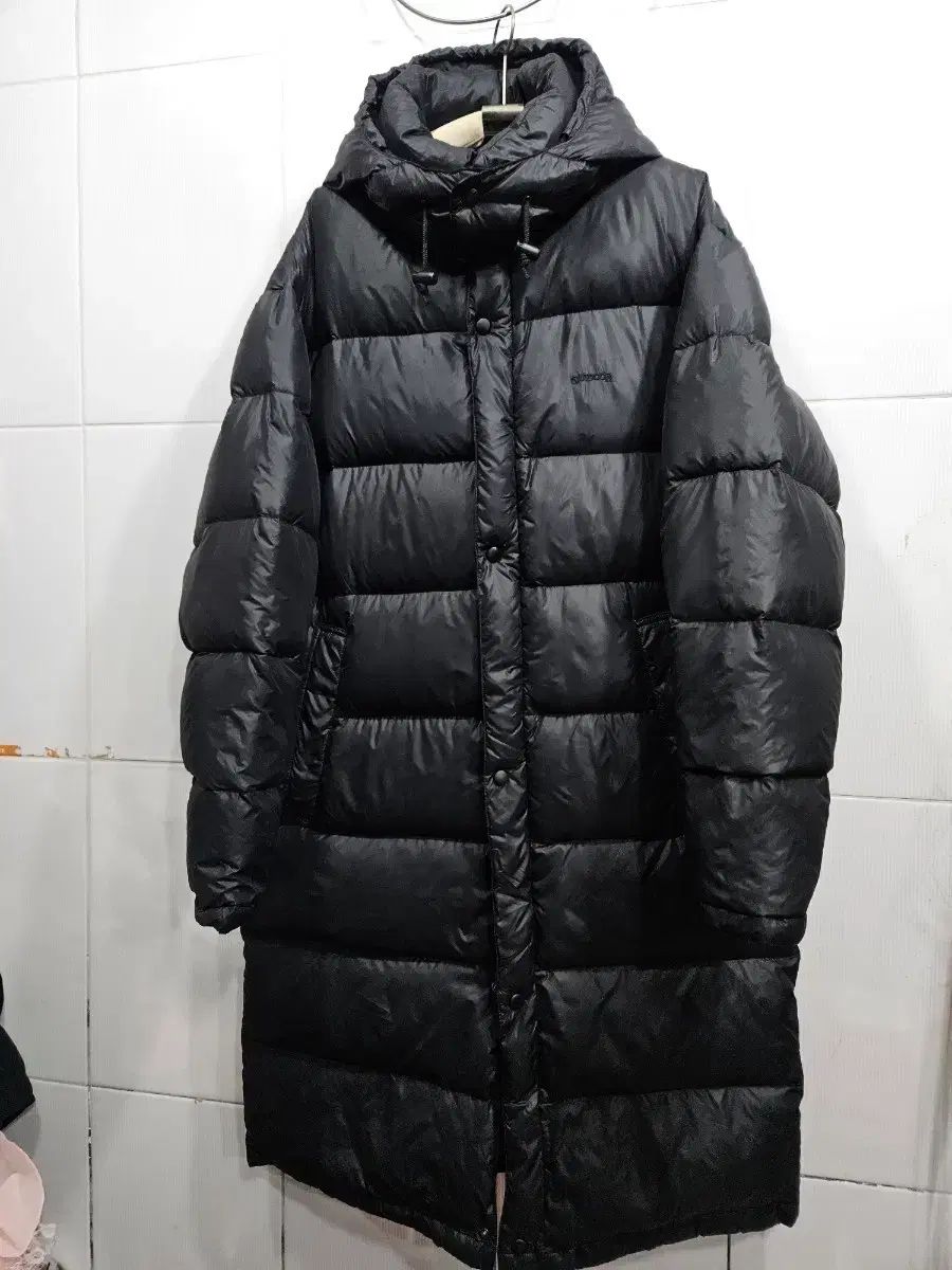 OUTDOORダウンジャケット ロング丈 ユニセックスM