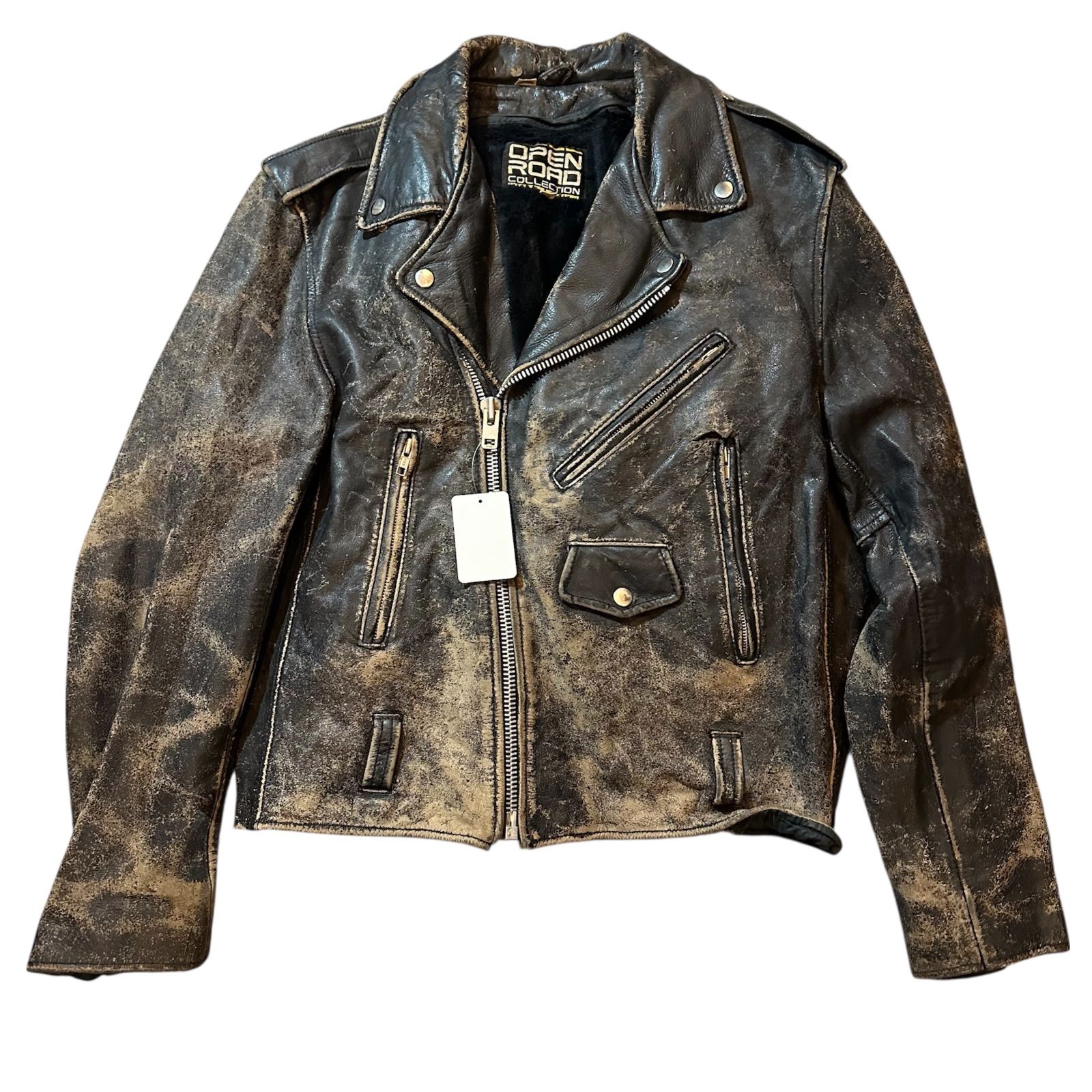 open road collection riders leather jacket double | オープンロードコレクション ライダース レザージャケット ダブル E 387