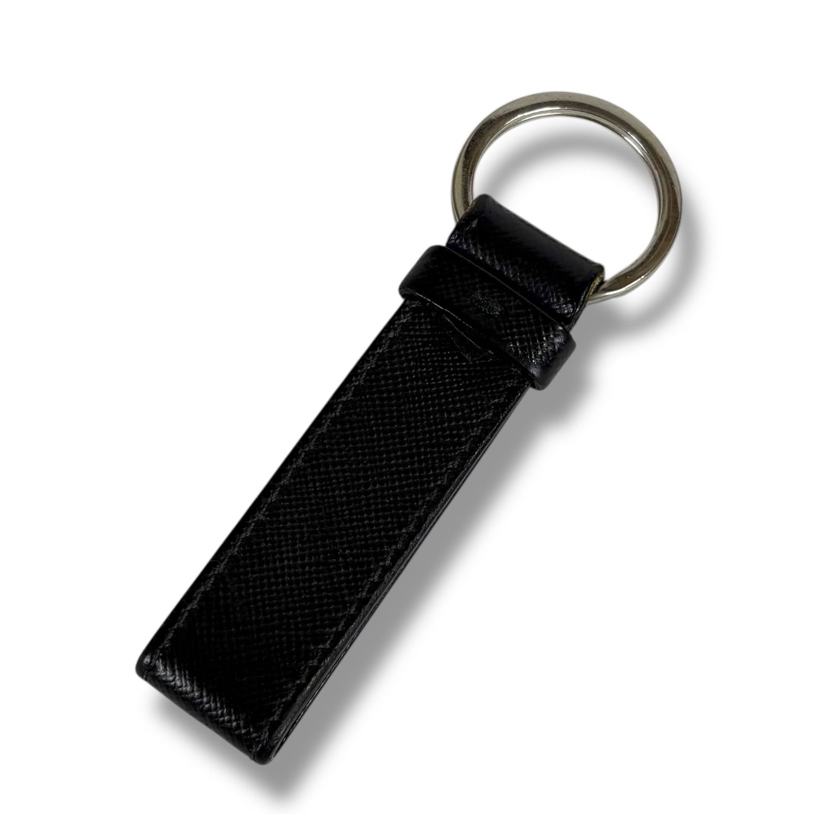 プラダ PRADA サフィアーノレザー キーリング バッグチャーム