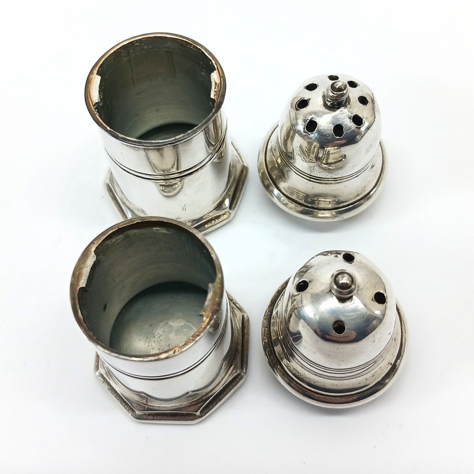 CHRISTOFLE　クリストフル　ソルト＆ペッパー　調味料入　C　R7681 CHRISTOFLE クリストフル ソルト＆ペッパー 調味料入 C R7681