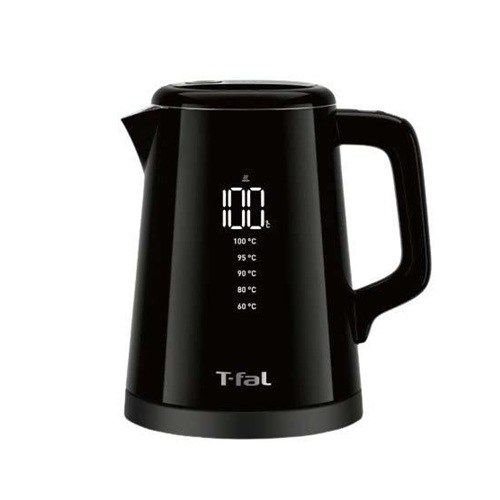 電気ケトル ディスプレイ ロック コントロール 0.8 L ブラック ティファール