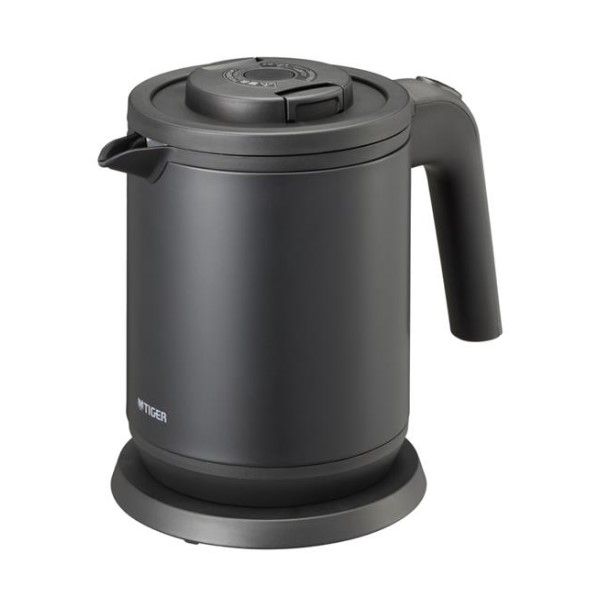 電気ケトル 0.8 L|安心安全|蒸気レス|スピード沸騰|マットブラック タイガー PCK-A 081 KM