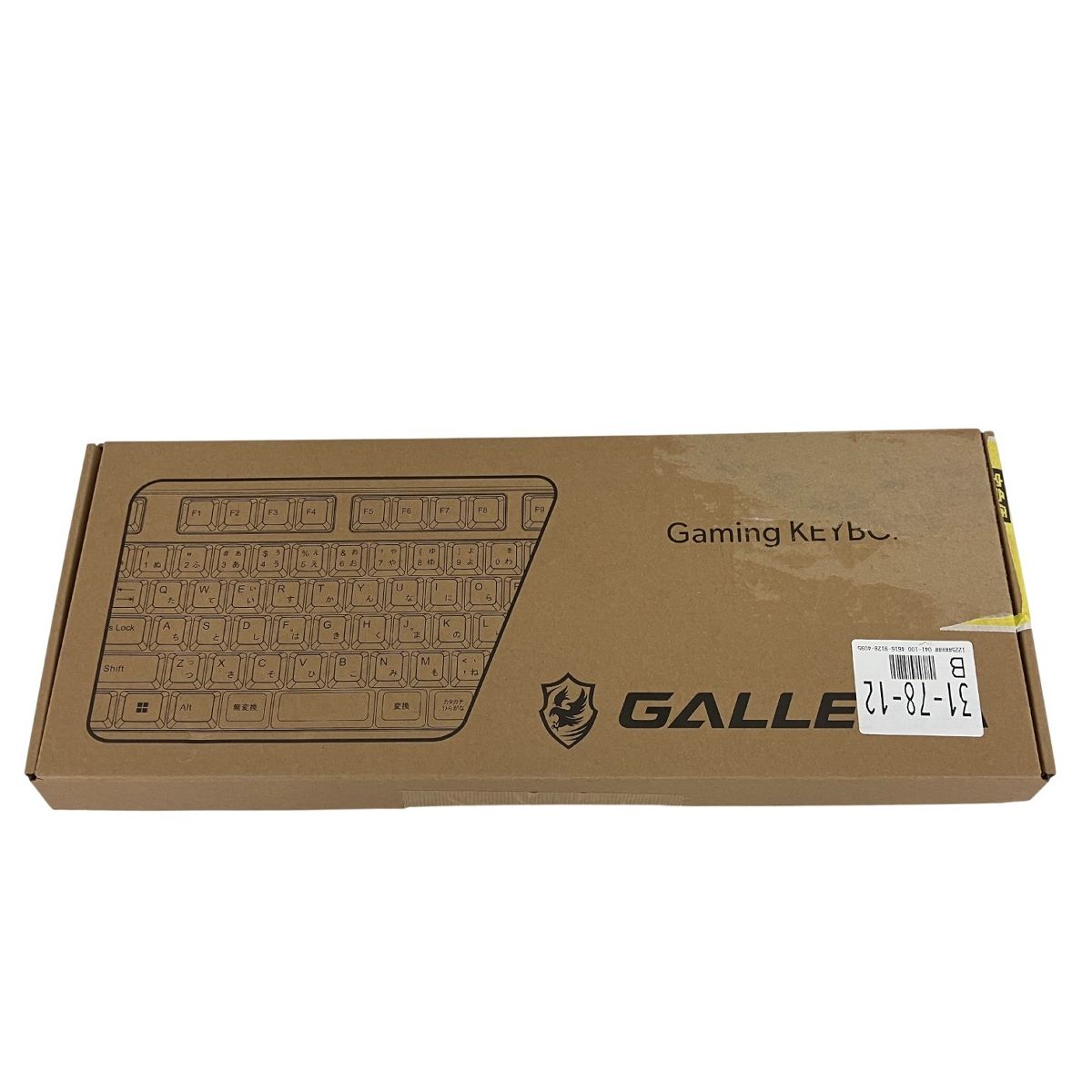 Thirdwave ガレリア GK-6260 ゲーミングキーボード PC周辺機器 有線