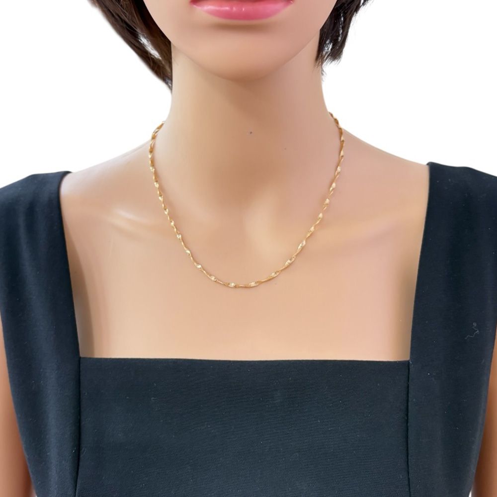 ネックレス 18金 K 18イエローゴールド レディース