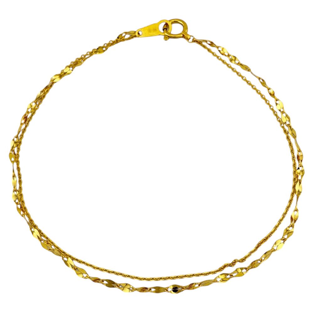 ブレスレット K 24イエローゴールド レディース