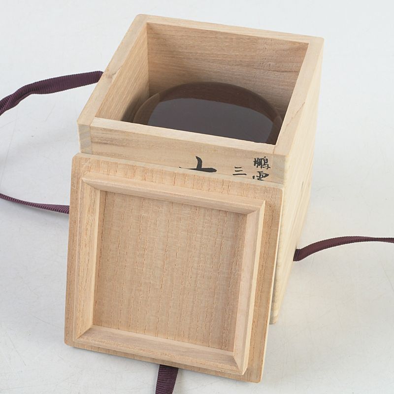 茶道具 山中塗 坂下雄峰作 鵬雲斎好写 三景蒔絵 大棗 共箱 V S565